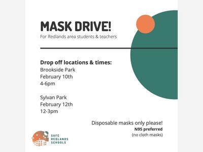 Safe Redlands Schools Collecting Masks for Teachers and Staff