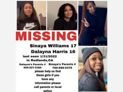 Two teens missing, last seen in Redlands