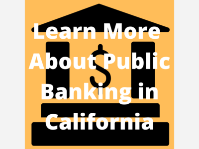 California Public Banking Alliance Hosts Webinar