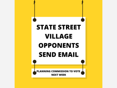 Email Opposes Proposed State Street Development Plans